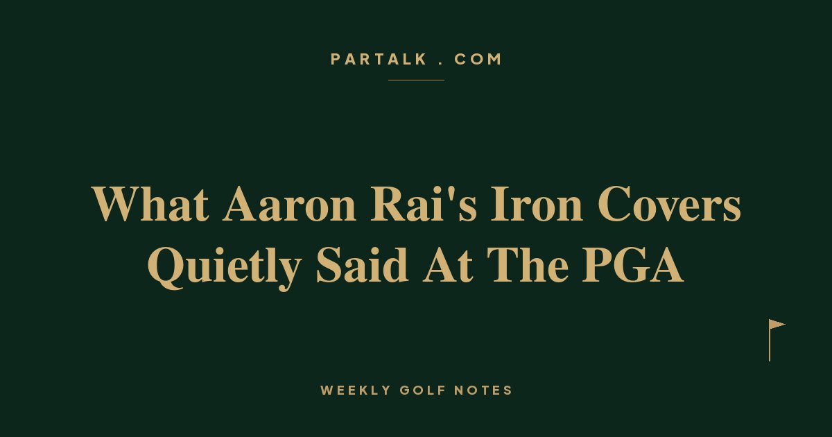 The Small Habit Behind Aaron Rai's Major Win