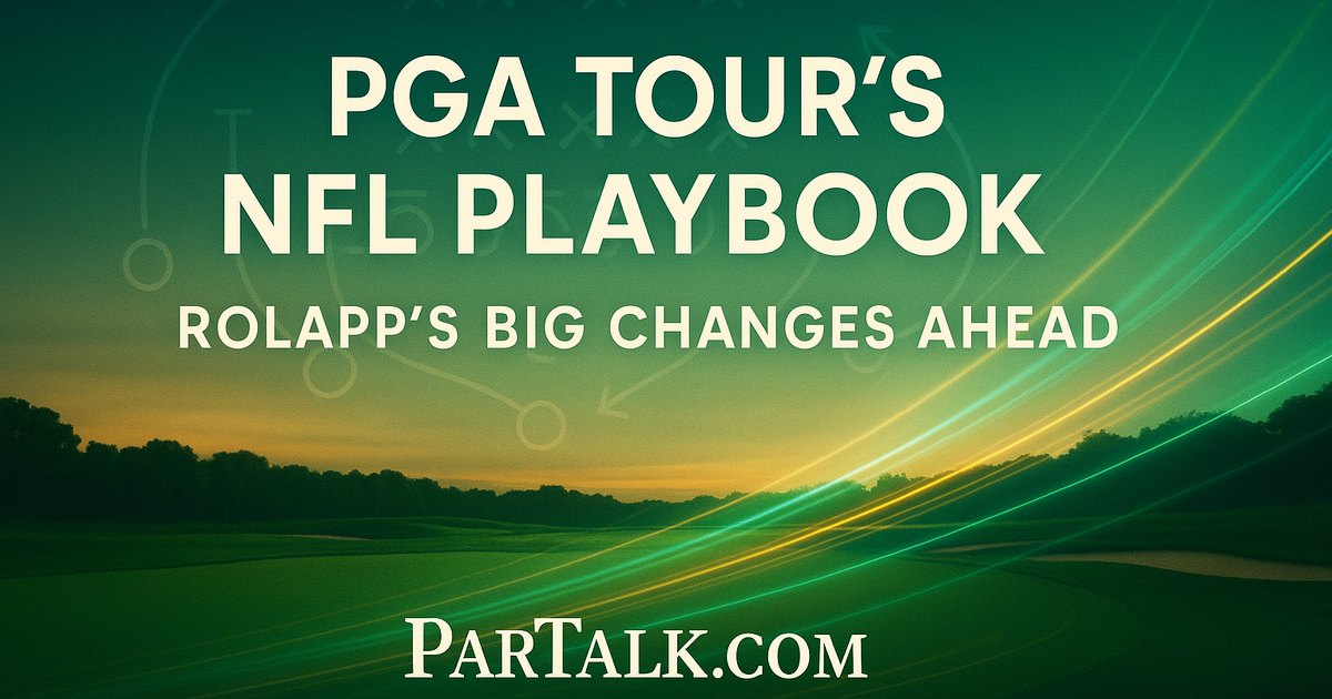 The PGA Tour Just Hired the NFL’s Playbook — Here’s What It Means for Your Golf