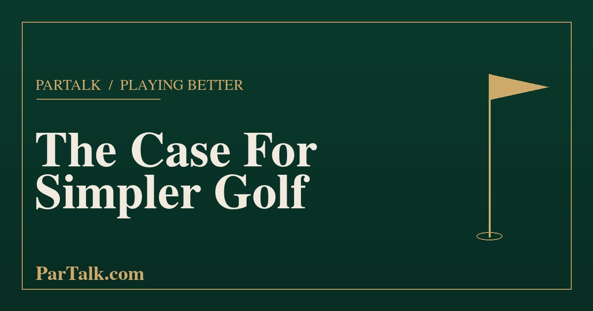 Simple Golf Tips That Actually Help You Play Better